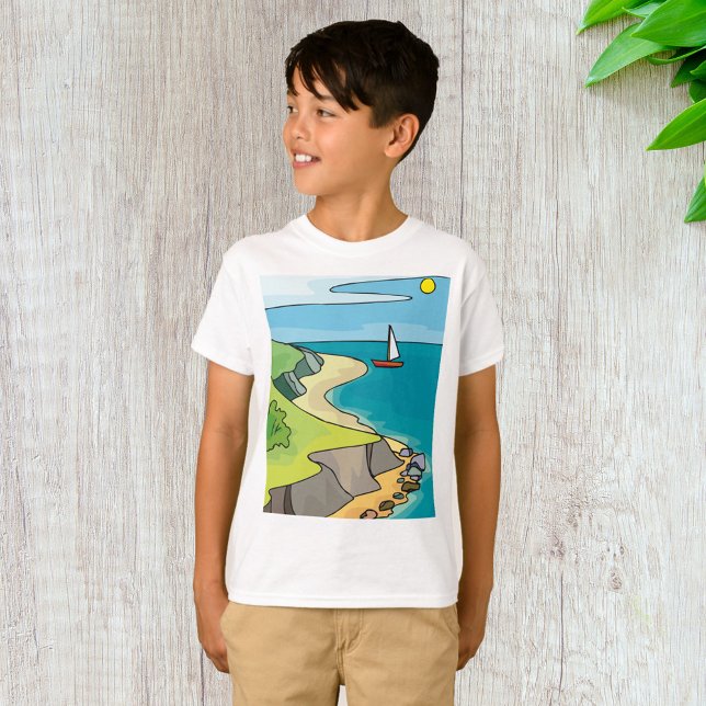 Camiseta Paisagem de navegação (Criador carregado)
