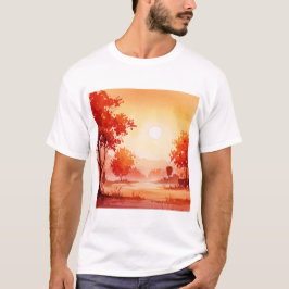 Camiseta Paisagem de outono