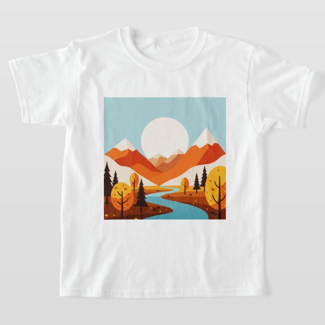 Camiseta Paisagem de outono (Postura )