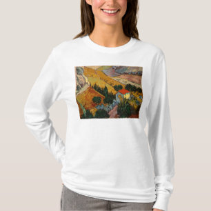 Camiseta Paisagem de Vincent van Gogh   com casa &