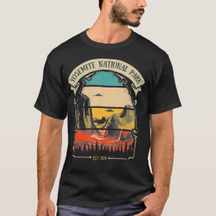 Camiseta Paisagem de Vista do Túnel Retroativo do Parque N