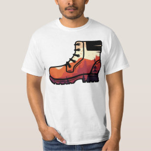 Camiseta Paisagem do Calçado de Rota Retroativa - Selvagem