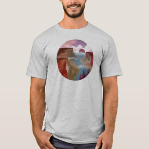 Camiseta Paisagem do Canyon Oceânico