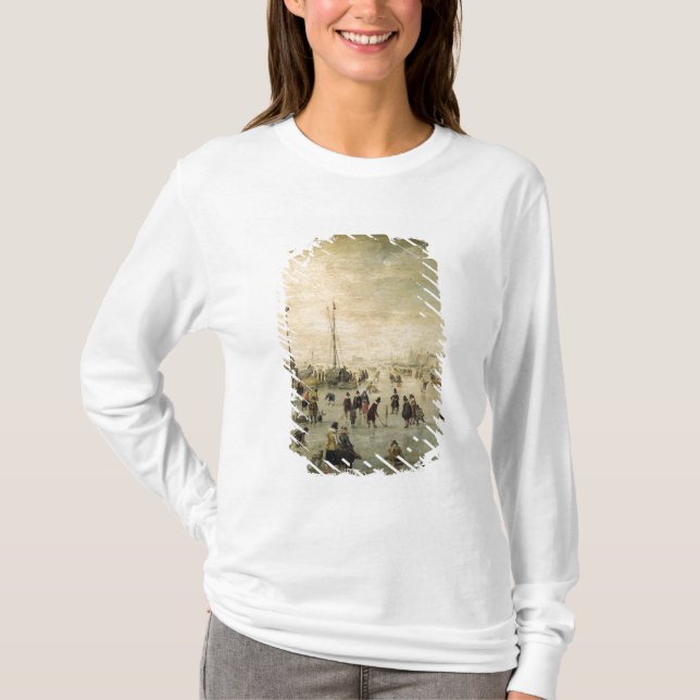 Camiseta Paisagem do inverno (Frente)
