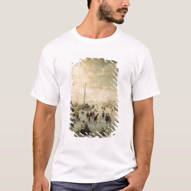 Camiseta Paisagem do inverno (Frente)