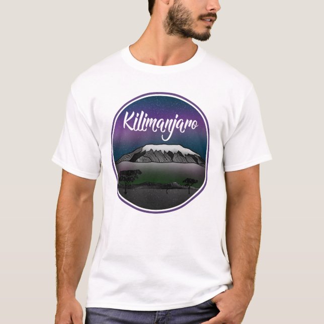 Camiseta Paisagem do Kilimanjaro (Frente)