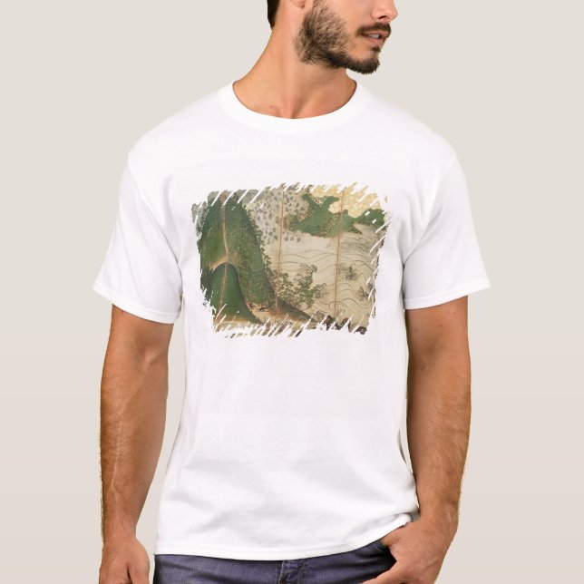 Camiseta Paisagem do primavera com Sun (Frente)