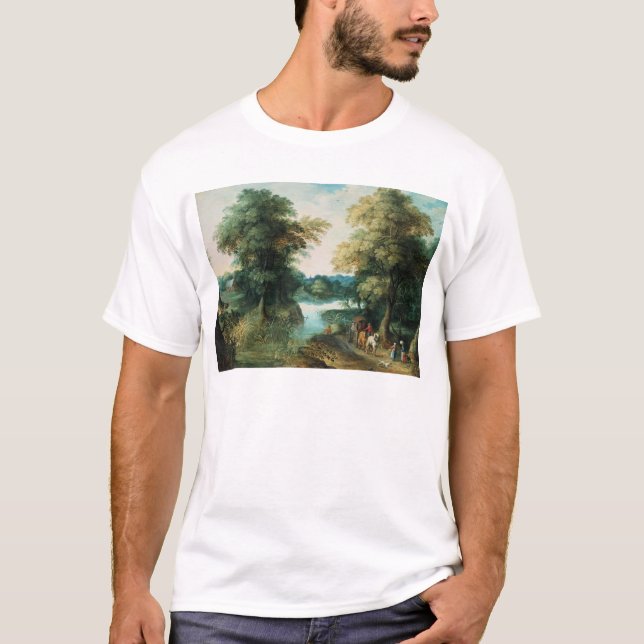 Camiseta Paisagem do rio (Frente)