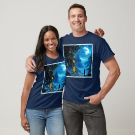 Camiseta Paisagem do Sonho de Casa da Árvore Mística