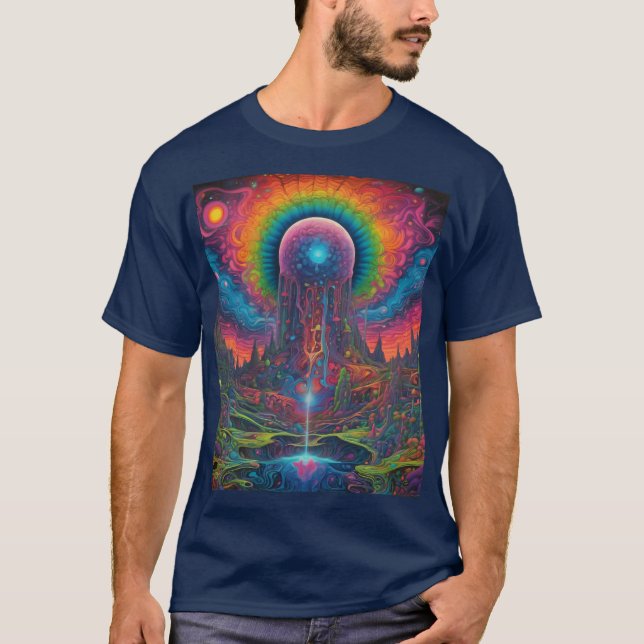 Camiseta Paisagem do Sonho Psicodélico (Frente)