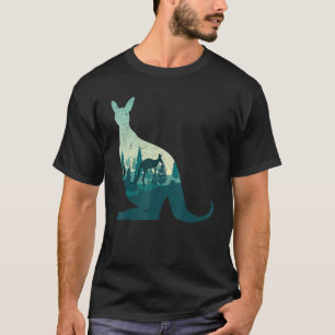 Camiseta Paisagem e Zoo Animal da Austrália