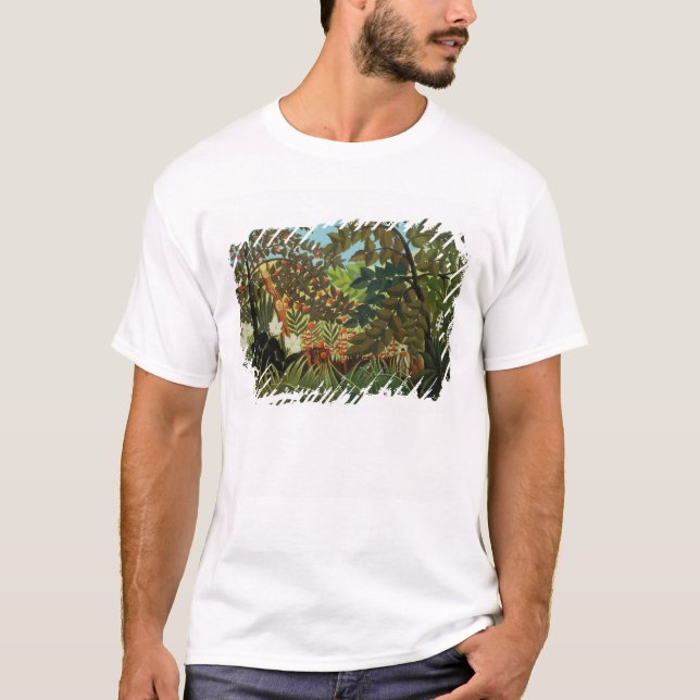 Camiseta Paisagem exótica (Frente)