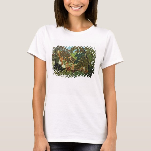 Camiseta Paisagem exótica (Frente)
