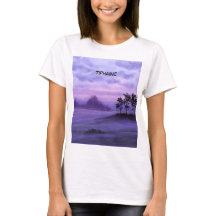 Paisagem Fantasia Lata Roxa