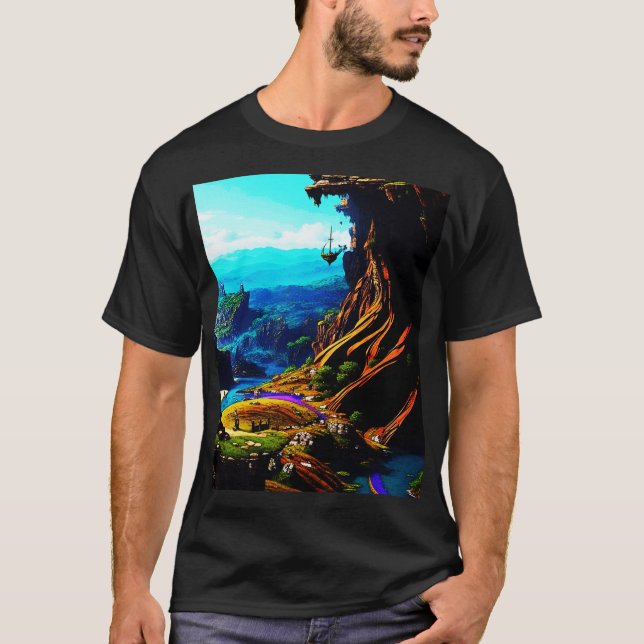 Camiseta Paisagem Fantástica Fantástica 914 (Frente)