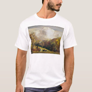 Camiseta Paisagem, figuras e gado