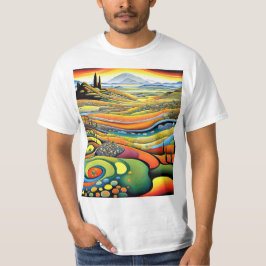 Camiseta Paisagem Fluida