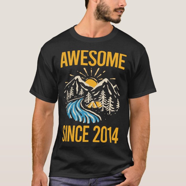 Camiseta Paisagem - Incrível Desde 2014 (Frente)