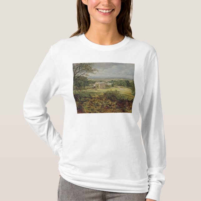 Camiseta Paisagem inglesa com uma casa, século XIX (Frente)