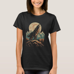 Camiseta Paisagem Lua Mulheres Andando Homens Montando Cria