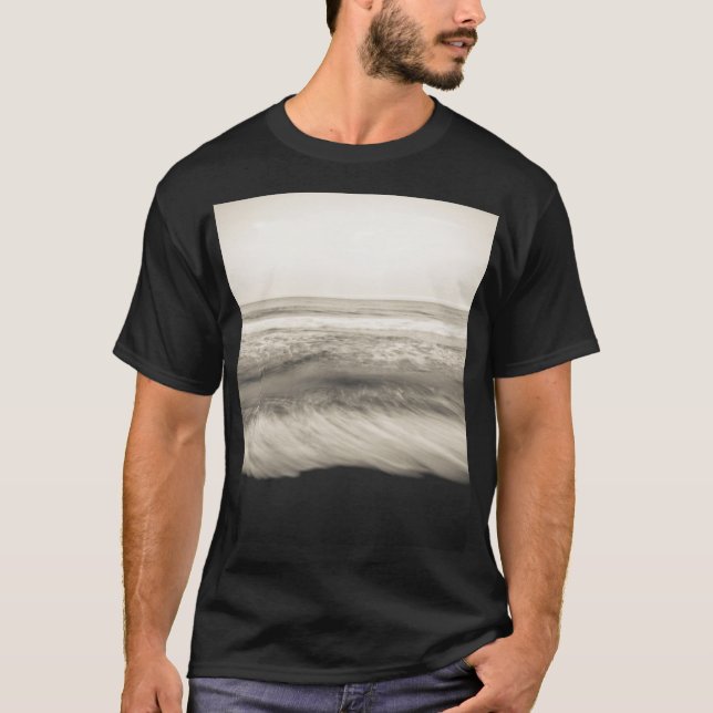 Camiseta Paisagem marinha B&W, Havaí (Frente)