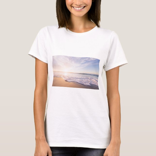 Camiseta Paisagem marinha e praia sellBeach Landscape (Frente)