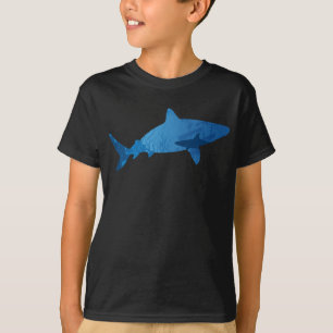 Camiseta Paisagem Marinha Submarina de Tubarão