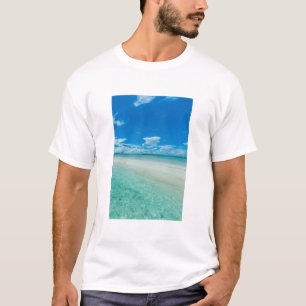 Camiseta Paisagem marinha tropical azul, Palau