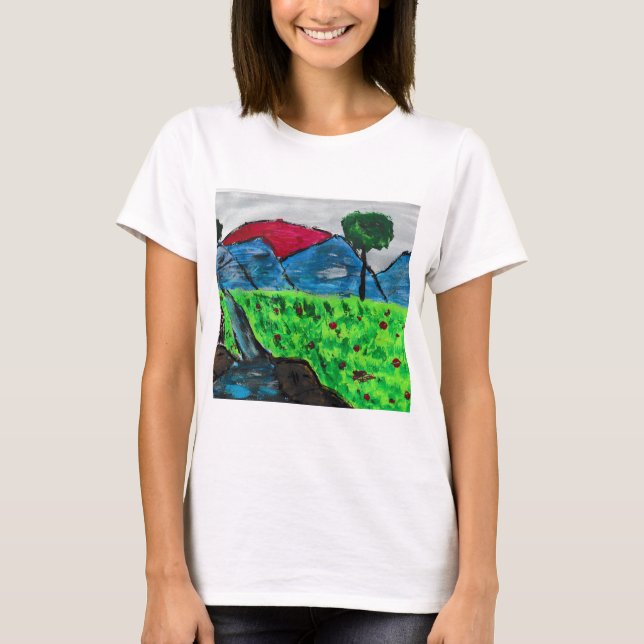 Camiseta Paisagem Montanha (Frente)