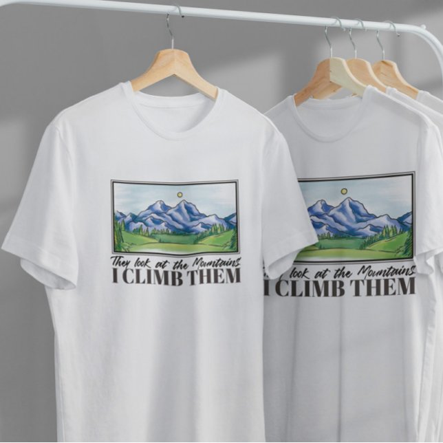 Camiseta Paisagem Montanha (Criador carregado)