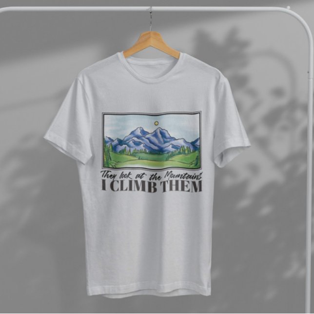 Camiseta Paisagem Montanha (Criador carregado)