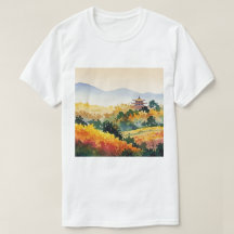 Paisagem montanhosa de outono