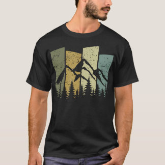 Camiseta Paisagem Montanhosa Floresta Árvores Natureza