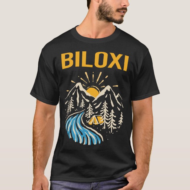 Camiseta Paisagem natural Biloxi (Frente)