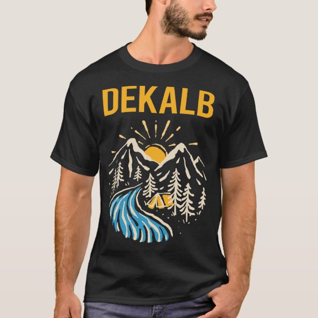 Camiseta Paisagem natural DeKalb (Frente)