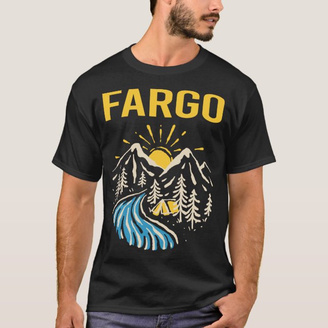 Camiseta Paisagem natural Fargo (Frente)