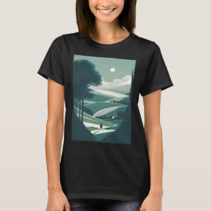 Camiseta Paisagem Natural Minimalista