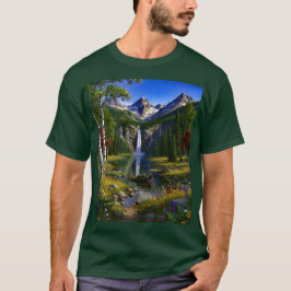 Camiseta Paisagem Natural Montanhas Cachoeiras Lago Lagoa