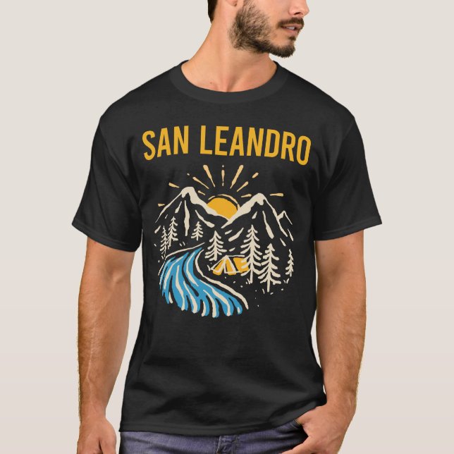 Camiseta Paisagem natural San Leandro (Frente)