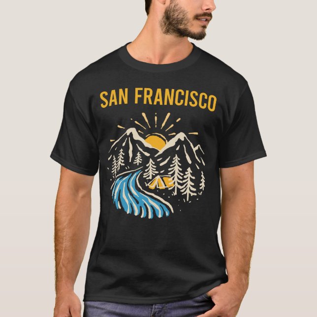 Camiseta Paisagem natural São Francisco (Frente)