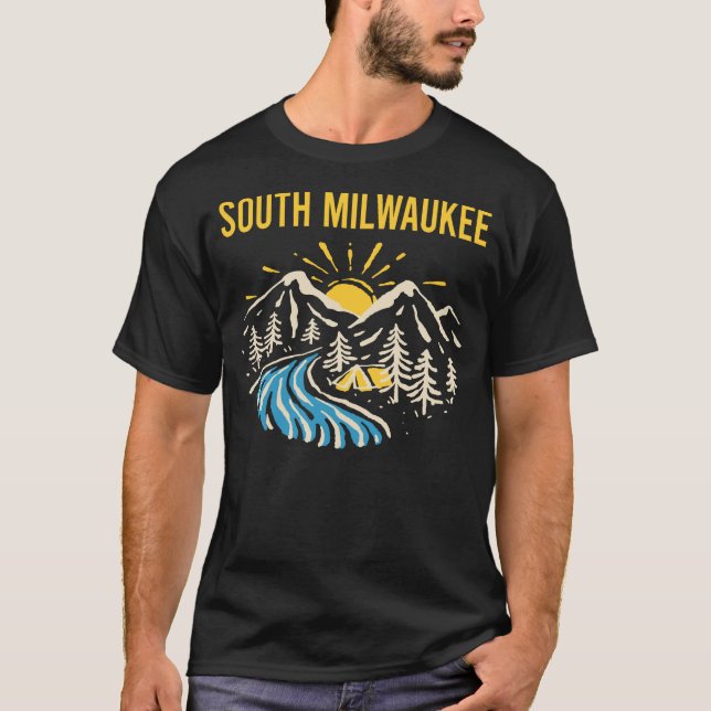 Camiseta Paisagem natural South Milwaukee (Frente)