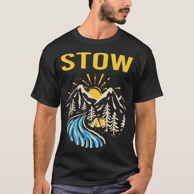 Camiseta Paisagem Natural Stocks (Frente)