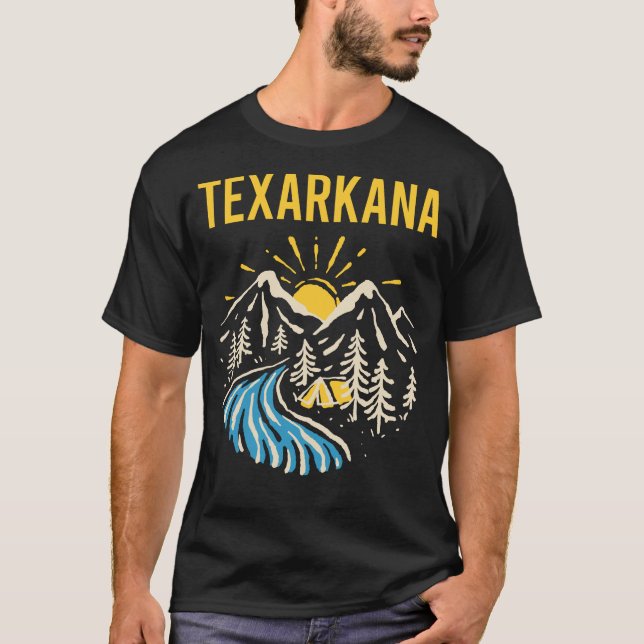 Camiseta Paisagem natural Texarkana (Frente)