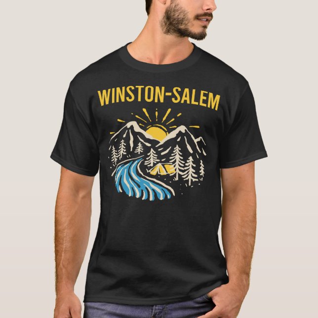 Camiseta Paisagem natural Winston-Salem (Frente)