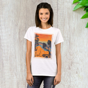 Camiseta Paisagem ouro