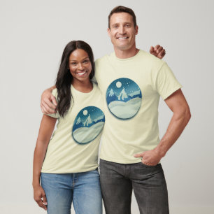 Camiseta Paisagem Pacífica Congelada