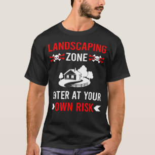 Camiseta Paisagem Paisagista da Zona de Risco