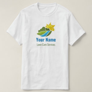 Camiseta Paisagem personalizável para o tratamento de grama