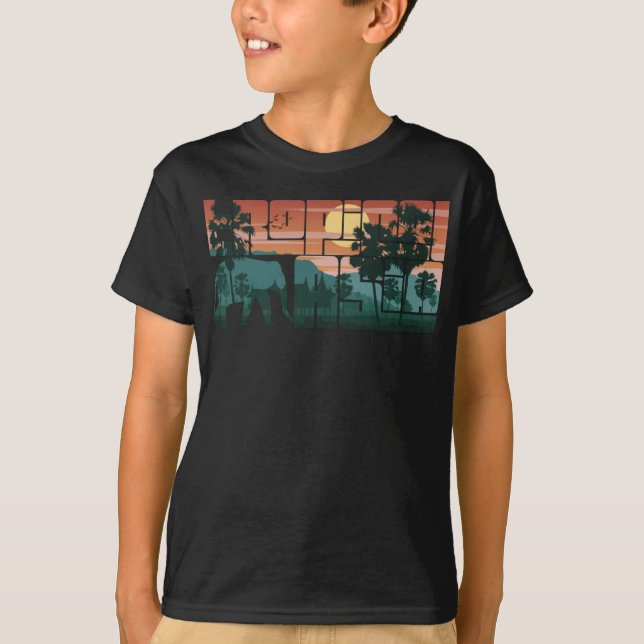 Camiseta Paisagem Retrosolar na Ásia Tailândia - Tipografia (Frente)
