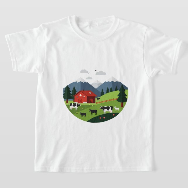 Camiseta Paisagem rural (Postura )